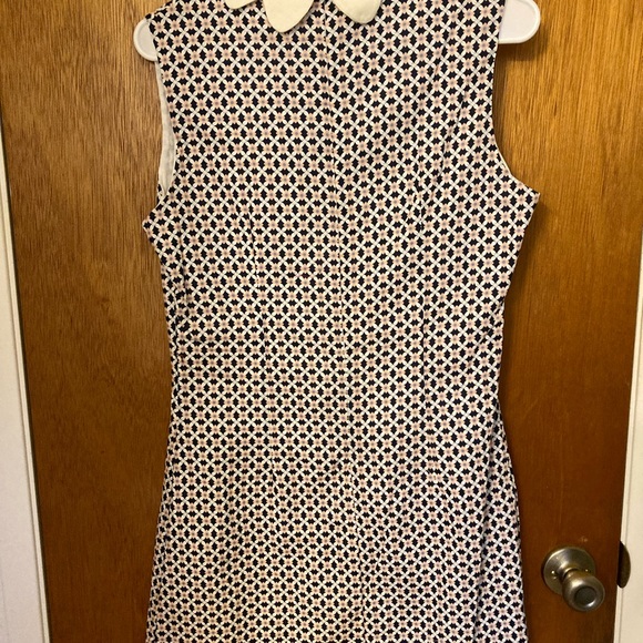 Ducks in a Row Geometric Mod Mini Shift Dress - Picture 3 of 5